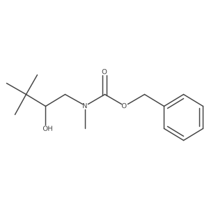 benzyl N-(2-hydroxy-3,3-dimethylbutyl)-N-methylcarbamate Structure