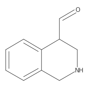 1,2,3,4-Tetrahydroisoquinoline-4-carbaldehyde结构式