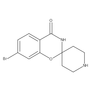 7-Bromospiro[benzo[e][1,3]oxazine-2,4'-piperidin]-4(3H)-one Structure