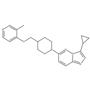 4-[(1-{3-Cyclopropyl-[1,2,4]triazolo[4,3-b]pyridazin-6-yl}piperidin-4-yl)methoxy]-3-methylpyridine Structure