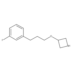 3-(3-(3-Fluorophenyl)propoxy)azetidine Structure