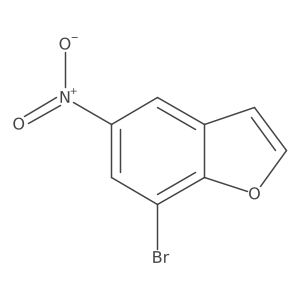 7-bromo-5-nitro-benzofuran Structure