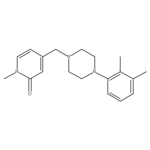 4-{[4-(2,3-Dimethylphenyl)piperazin-1-yl]methyl}-1-methyl-1,2-dihydropyridin-2-one结构式