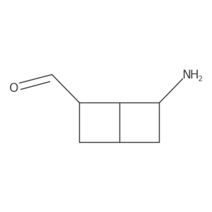 6-Aminobicyclo[2.2.0]hexane-2-carbaldehyde结构式
