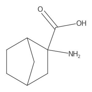 Bicyclo(2.2.1)heptane-2-carboxylic acid, 2-amino-, endo-结构式
