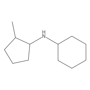 rel-N-[(1R,2R)-2-Methylcyclopentyl]cyclohexanamine Structure