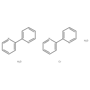 Bis(2,2'-bipyridine-N,N')dihydroxychromium(I)结构式
