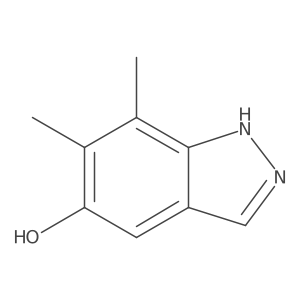 6,7-dimethyl-1H-indazol-5-ol Structure