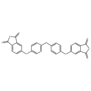 5,5 inverted exclamation mark-[[Methylenebis(4,1-phenylene)]bis(oxy)]bis(isobenzofuran-1,3-dione)结构式