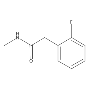 2-(2-Fluorophenyl)-N-methylacetamide Structure