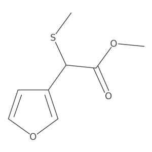 Methyl I+/--(methylthio)-3-furanacetate Structure
