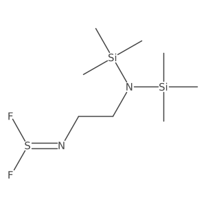 N2-(Difluoro-I>>4-sulfanylidene)-N1,N1-bis(trimethylsilyl)-1,2-ethanediamine Structure