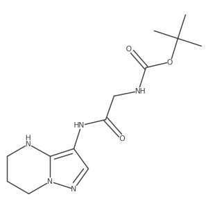 3-[2-(Tert-butoxycarbonylamino)acetyl]amino-4,5,6,7-tetrahydropyrazolo[1,5-a]pyrimidine Structure