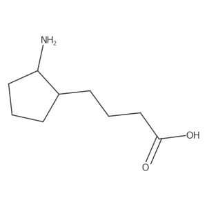 4-(2-Amino-cyclopentyl)-butyric acid Structure