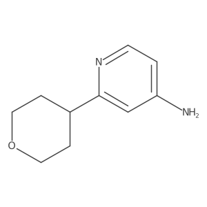4-Pyridinamine, 2-(tetrahydro-2H-pyran-4-yl)-结构式