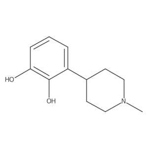 1,2-Benzenediol, 3-(1-methyl-4-piperidinyl)-结构式