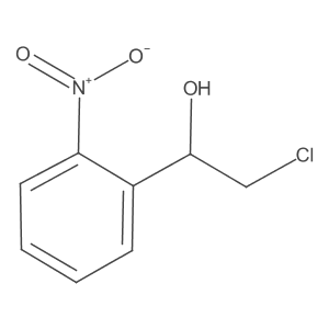 2-Chloro-1-(2-nitrophenyl)ethan-1-ol结构式