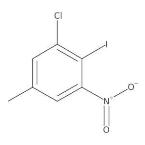 1-Chloro-2-iodo-5-methyl-3-nitrobenzene Structure
