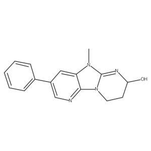 5,7,8,9-Tetrahydro-5-methyl-3-phenyl-pyrido[3',2':4,5]imidazo[1,2-a]pyrimidin-7-ol Structure