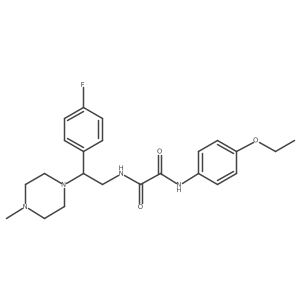 N1-(4-ethoxyphenyl)-N2-(2-(4-fluorophenyl)-2-(4-methylpiperazin-1-yl)ethyl)oxalamide Structure