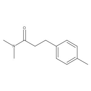 N,N-Dimethyl-3-(4-methylphenyl)-propanamide Structure