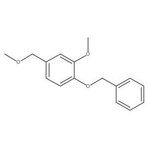1-(Benzyloxy)-2-methoxy-4-(methoxymethyl)benzene Structure