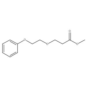 COC(=O)CCOCCOc1ccccc1结构式