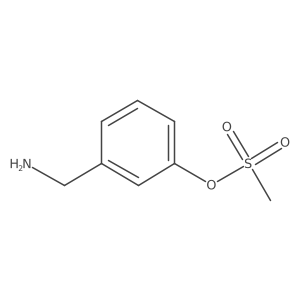 Phenol, 3-(aminomethyl)-, 1-methanesulfonate结构式