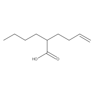 2-Butylhex-5-enoic acid Structure