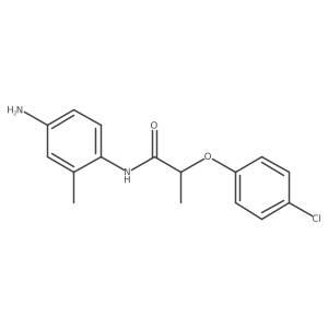 N-(4-Amino-2-methylphenyl)-2-(4-chlorophenoxy)-propanamide Structure