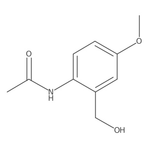 N-[2-(hydroxymethyl)-4-methoxyphenyl]acetamide Structure