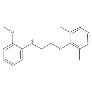 N-[2-(2,6-Dimethylphenoxy)ethyl]-2-methoxyaniline Structure