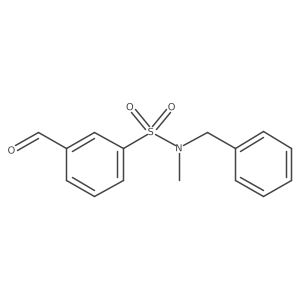 N-benzyl-3-formyl-N-methylbenzenesulfonamide Structure
