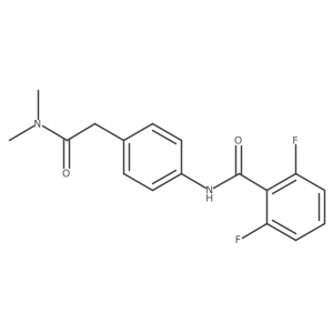 N-{4-[(dimethylcarbamoyl)methyl]phenyl}-2,6-difluorobenzamide Structure