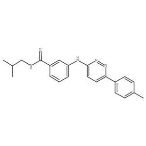 N-isobutyl-3-{[6-(4-methylphenyl)pyridazin-3-yl]amino}benzamide结构式