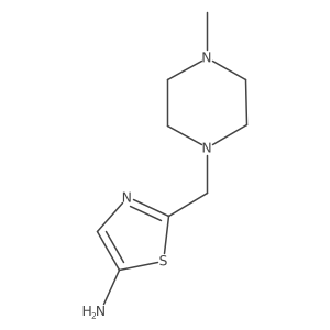 2-[(4-Methyl-1-piperazinyl)methyl]-5-thiazolamine结构式
