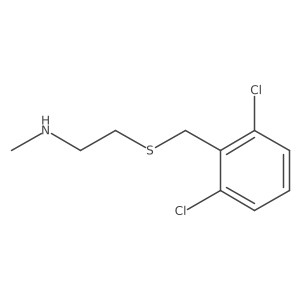 {2-[(2,6-Dichlorobenzyl)thio]ethyl}methylamine Structure