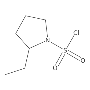 2-Ethylpyrrolidine-1-sulfonyl chloride Structure