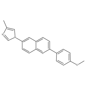 2-(4-Methoxyphenyl)-6-(4-methylimidazol-1-yl)quinoline Structure