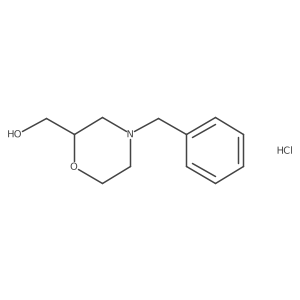 (S)-(4-Benzylmorpholin-2-yl)methanol hydrochloride Structure