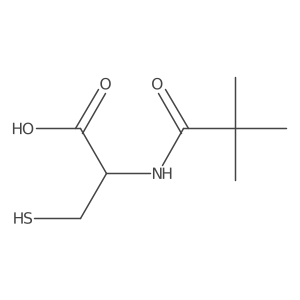 N-pivaloyl-L-cysteine结构式