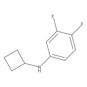 N-cyclobutyl-3,4-difluoroaniline Structure