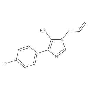 1-Allyl-4-(4-bromophenyl)-1H-imidazol-5-amine结构式