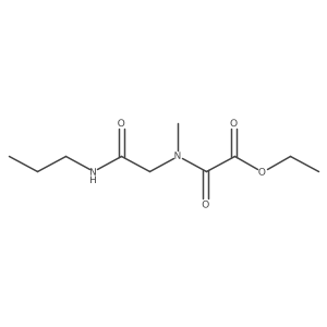 Acetic acid, 2-[methyl[2-oxo-2-(propylamino)ethyl]amino]-2-oxo-, ethyl ester结构式