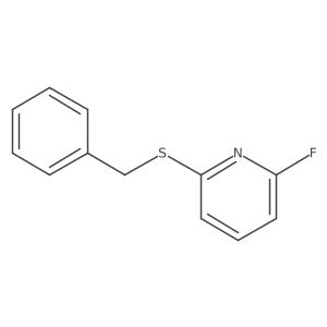 2-(Benzylthio)-6-fluoropyridine Structure