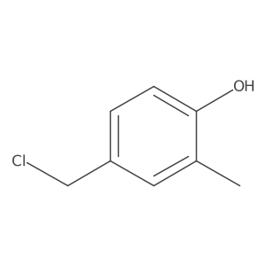 4-(Chloromethyl)-2-methylphenol结构式