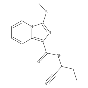 N-(1-cyanopropyl)-3-(methylsulfanyl)imidazo[1,5-a]pyridine-1-carboxamide Structure
