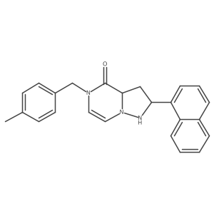 5-[(4-methylphenyl)methyl]-2-(naphthalen-1-yl)-4H,5H-pyrazolo[1,5-a]pyrazin-4-one Structure