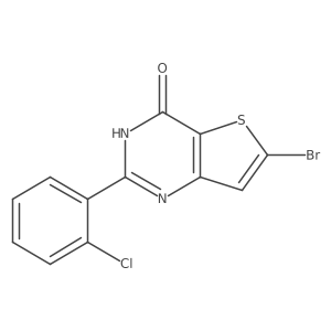 6-bromo-2-(2-chlorophenyl)thieno[3,2-d]pyrimidin-4(3H)-one Structure