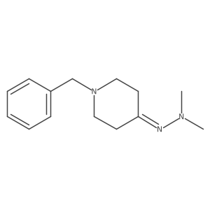 4-Piperidinone, 1-(phenylmethyl)-, 2,2-dimethylhydrazone结构式
